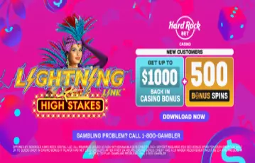 Hard Rock Bet - Lightning Link Slot Promo