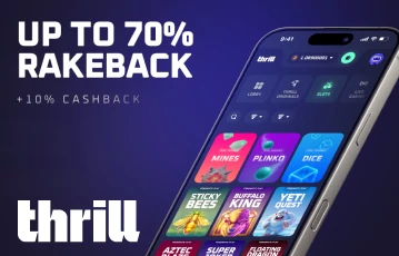 Thrill Rakeback Bonus