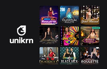 unikrn live casino games promo code