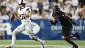 Tanner Mangum started the season as QB 2. Now he looks to lead BYU to a Bowl victory. (Courtesy, CBS Sports)
