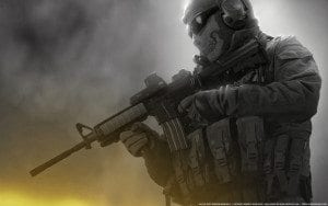 Ghost was one of the most famous characters to enter the franchise. (Photo By: Infinity Ward)