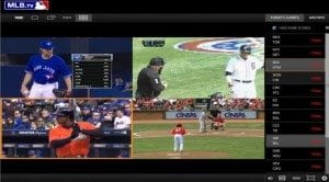 MLB.TV allows you to watch four games at once, but not in-market. (Photo By: MLB Marketing)