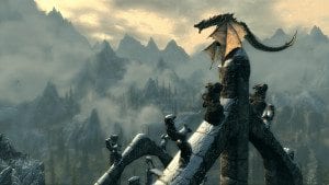 Skyrim, much like GTA 5, is an open world masterpiece. But my lord, look at those Dragons! (Photo By: GEForce)