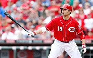 With a lot of talent moved in the offseason, the Reds still have their rock in Joey Votto. (Photo By: Inhale Sports)