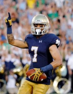 Will Fuller may be considered the top receiver on the board with the fall of Treadwell. (Photo By: Walter Football)