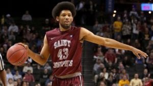 NEW YORK, NY - MARCH 16: DeAndre Bembry #43 of the Saint Joseph's Hawks handles the ball against the Virginia Commonwealth Rams during the Championship game of the 2014 Atlantic 10 Men's Basketball Tournament at Barclays Center on March 16, 2014 in the Brooklyn borough of New York City. (Photo by Mike Lawrie/Getty Images)