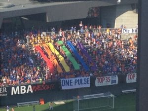 Tribute to the Orlando shooting victims.