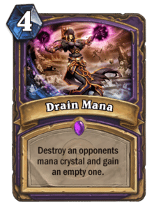 drain mana card