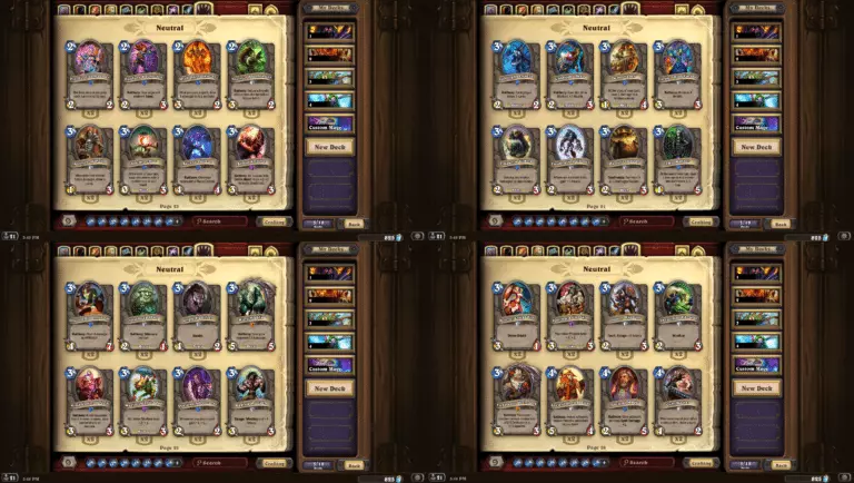 Neutral Classic cards 2