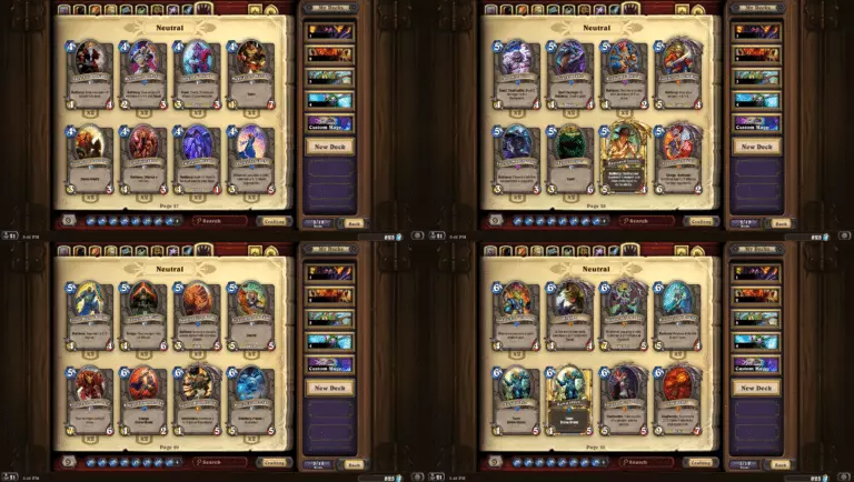 Neutral Classic cards 3.