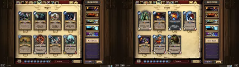 Rogue Class cards