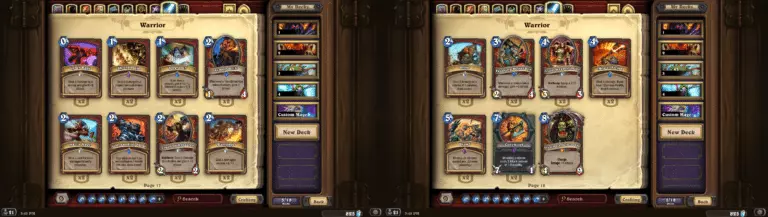 Warrior Classic cards