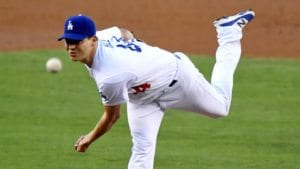 Rich Hill could make a significant impact for the Dodgers playoff run...so long as his blisters do not get worse. Photo courtesy of Mark Terrill of the AP.