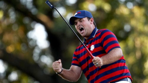 Patrick Reed Ryder Cup (Courtesy of Sam Greenwood / Getty Images via LATimes.com)