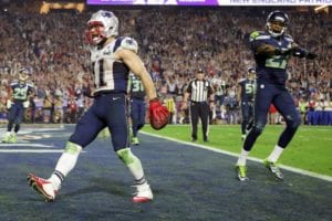 Julian Edelman will try to duplicate his performance in the Super Bowl against the Seahawks this Sunday.