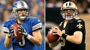 Expect Mat Stafford and Drew Brees to be heavily owned this weekend as they have one of the largest over/unders of the season. 