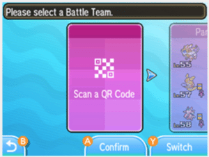 QR Rental Team scan prompt in game