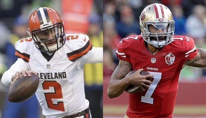 Possible destinations for Manziel and Kaepernick