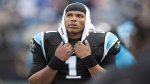 Cam Newton struggles