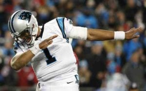 Cam Newton struggles