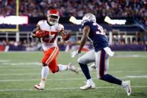 Chiefs Patriots fantasy football