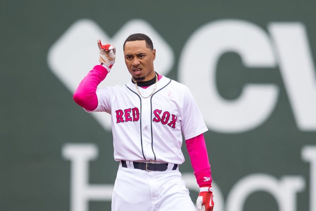 Mookie Betts contract 2018