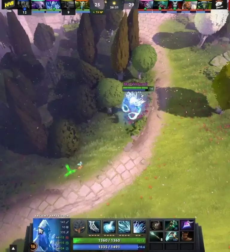 dota 2, ancient apparition, dendi