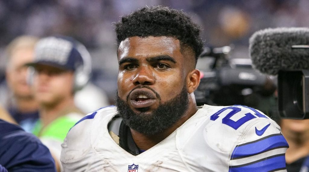 Ezekiel Elliott out