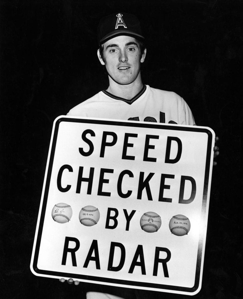 Nolan Ryan record 108 mph fastball