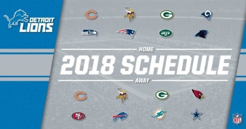 Detroit Lions Schedule Prediction