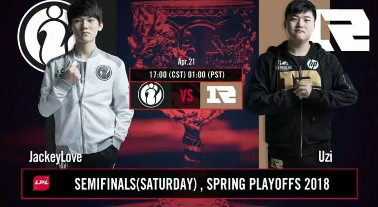 RNG knocked IG out fo the 2018 LPL Spring Split playoffs