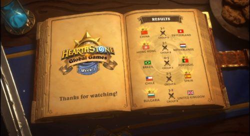 Hearthstone Global Games Week 8