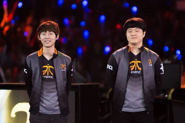 Huni and Reignover were Korean imports on Fnatic in 2015