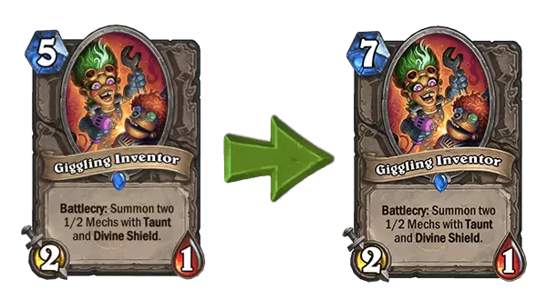 Hearthstone new card nerfs