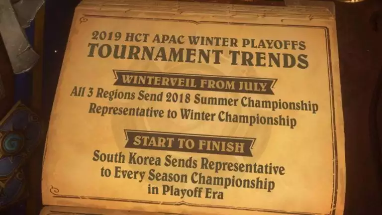 2019 HCT Asia-Pacific Winter Final Four