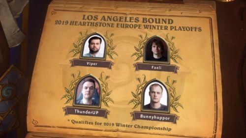 2019 HCT EU Winter Finalists