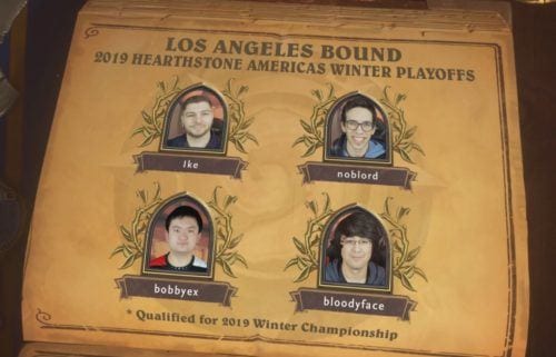 2019 HCT Americas Winter Finalists