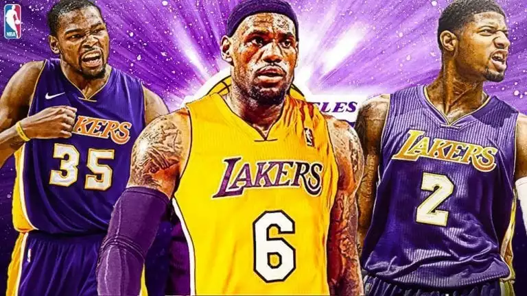 Lakers-Los Angeles-Los Angeles Lakers-LeBron James-Kevin Durant-Paul George-2018-NBA-Basketball