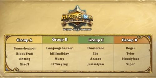 Hearthstone 2019 World Championship Group D Preview