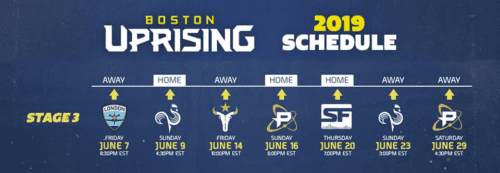 boston uprising stage 3 preview