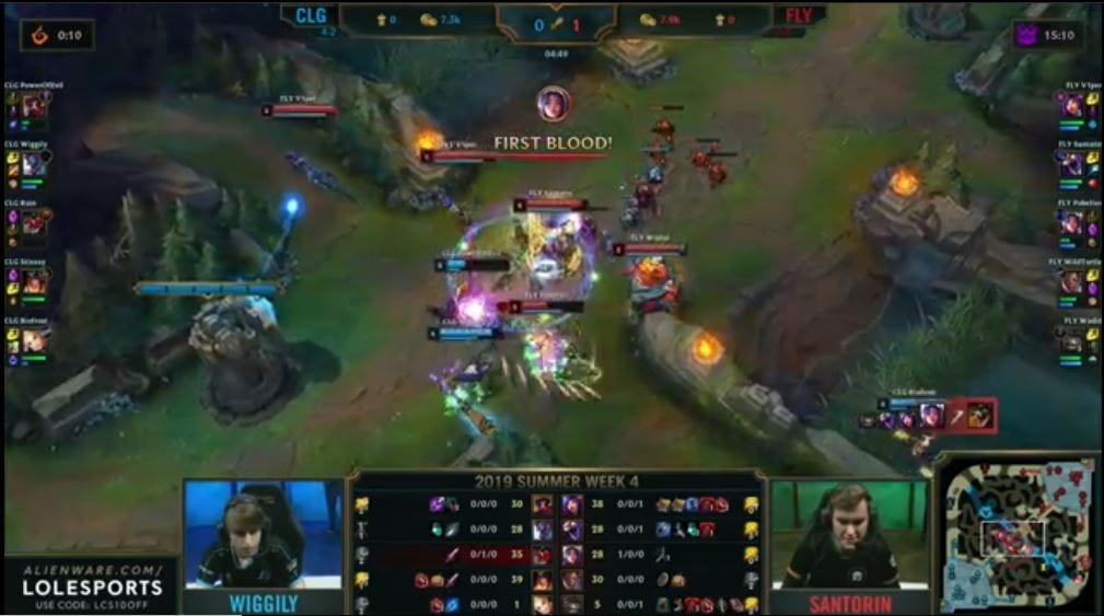 Image from Riot's LCS broadcast.