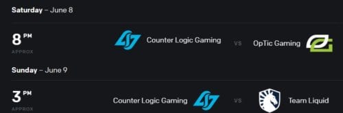 CLG faces OpTic Gaming and Team Liquid in Week Two of the 2019 LCS Summer Split.