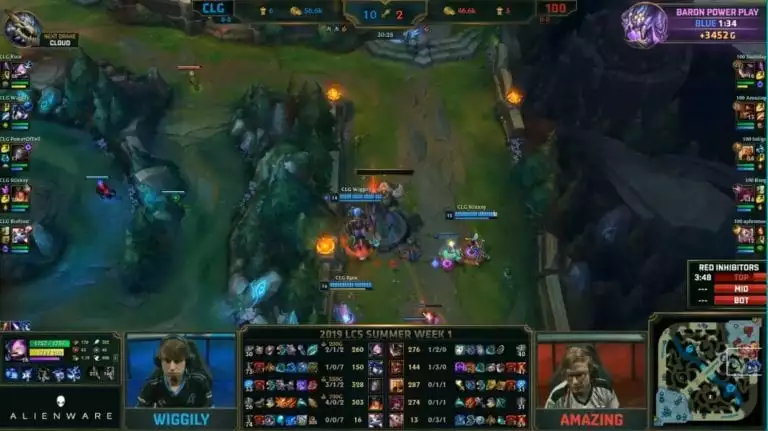 Image from the LCS broadcast.