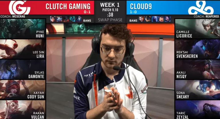 Clutch Gaming vs C9 Draft