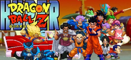 Hyper Dragon Ball Z's poster on the DBZGames Website