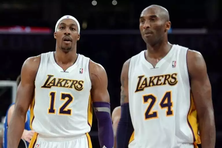 Dwight Howard and Kobe Bryant