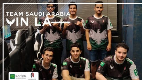 Team Saudi Arabia for the Overwatch World Cup 2019