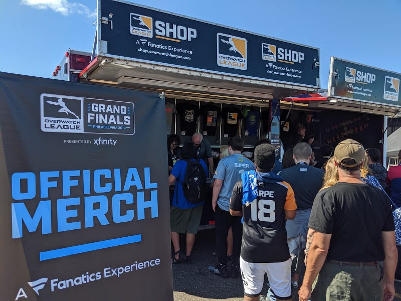 merch at fan fest