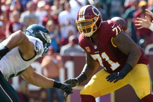 Trent Williams ends his holdout; comes back to the Redskins.
