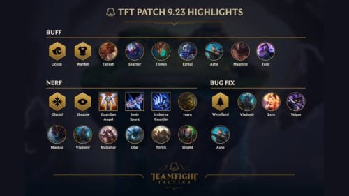 tft 9.23 patch notes